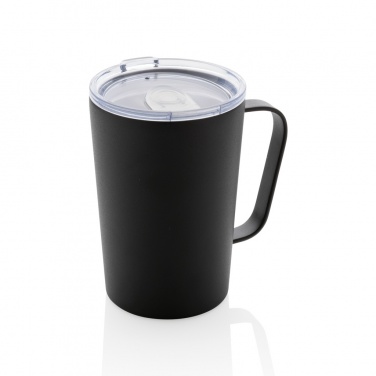 Logotrade promotional item image of: RCS Recycled stainless steel modern vacuum mug with lid