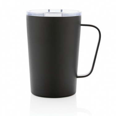 Logotrade advertising product image of: RCS Recycled stainless steel modern vacuum mug with lid