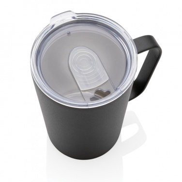 Logo trade promotional items image of: RCS Recycled stainless steel modern vacuum mug with lid