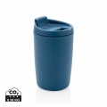 GRS Recycled PP tumbler with flip lid, blue