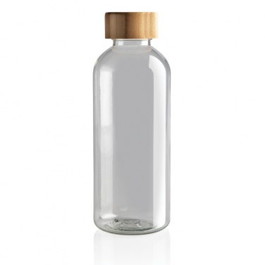 Logo trade promotional merchandise photo of: RCS RPET bottle with bamboo lid