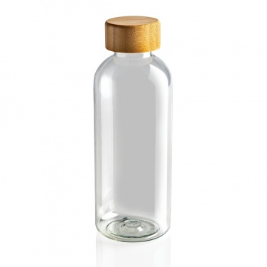 Logotrade corporate gift image of: RCS RPET bottle with bamboo lid