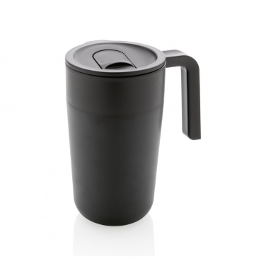 Logotrade corporate gift image of: GRS Recycled PP and SS mug with handle