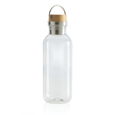 Logo trade promotional giveaway photo of: RCS RPET bottle with bamboo lid and handle