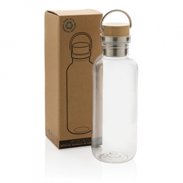 Logotrade promotional merchandise photo of: RCS RPET bottle with bamboo lid and handle