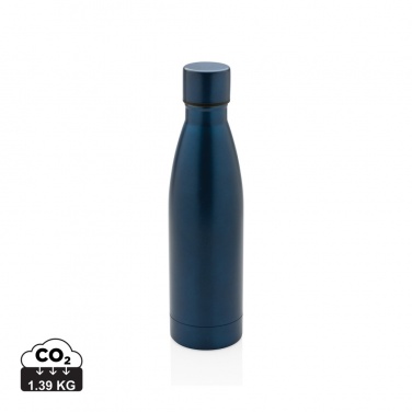 Logo trade promotional giveaways image of: RCS Recycled stainless steel solid vacuum bottle