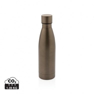 Logotrade promotional gift image of: RCS Recycled stainless steel solid vacuum bottle