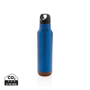 Logo trade promotional items image of: Cork leakproof vacuum flask