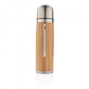 Logotrade promotional products photo of: Bamboo vacuum travel flask