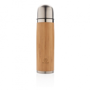 Logotrade promotional item picture of: Bamboo vacuum travel flask