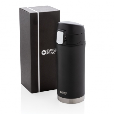 Logo trade promotional giveaways image of: Swiss Peak Elite copper vacuum mug