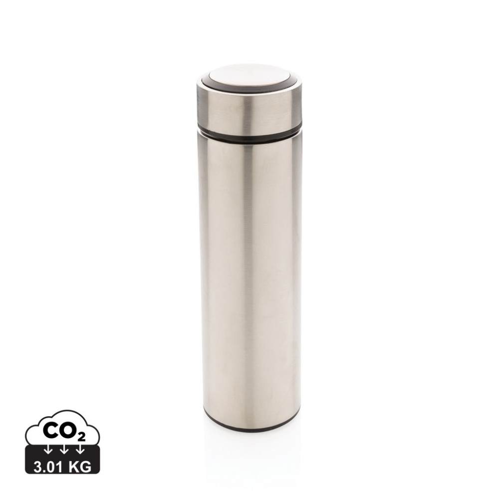 Logo trade promotional giveaways image of: Vacuum stainless steel bottle