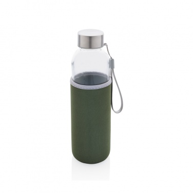 Logo trade promotional items picture of: Glass bottle with neoprene sleeve