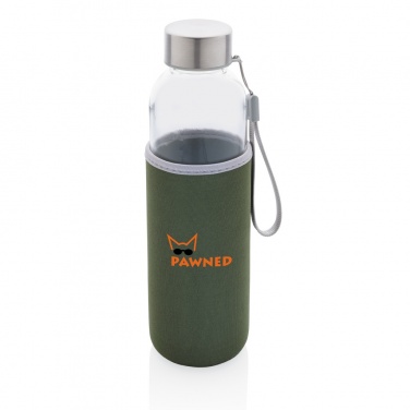 Logotrade promotional product image of: Glass bottle with neoprene sleeve