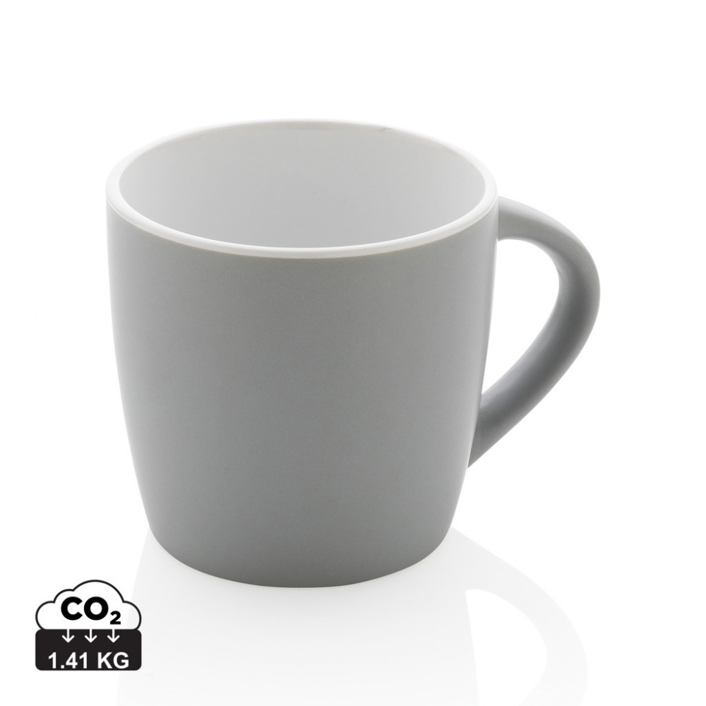 Logo trade promotional products image of: Ceramic mug with coloured inner 300ml