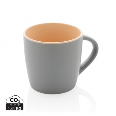 Logo trade business gift photo of: Ceramic mug with coloured inner 300ml