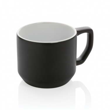 Logo trade promotional gift photo of: Ceramic modern mug 350ml