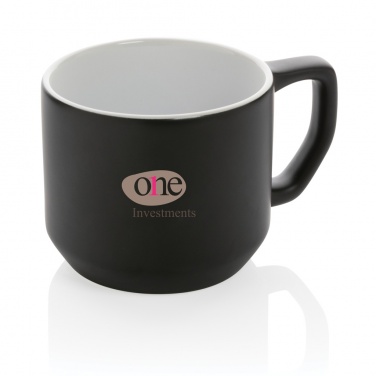 Logotrade promotional giveaway image of: Ceramic modern mug 350ml