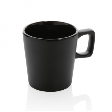 Logo trade promotional merchandise image of: Ceramic modern coffee mug 300ml