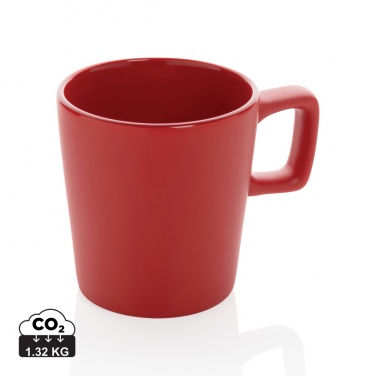 Logo trade promotional item photo of: Ceramic modern coffee mug 300ml