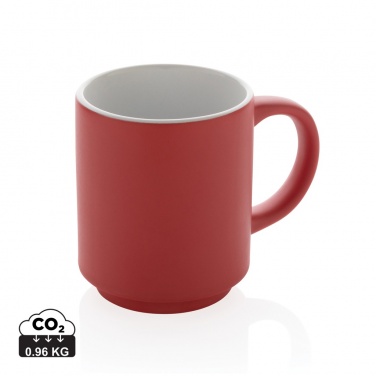 Logo trade promotional gifts picture of: Ceramic stackable mug 180ml