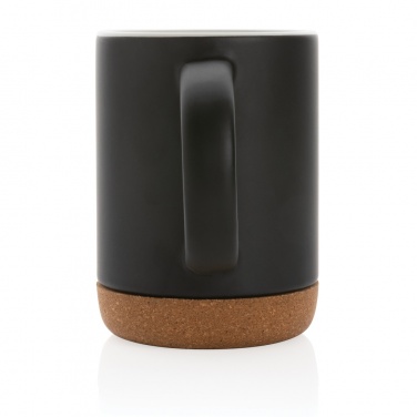 Logo trade promotional giveaways image of: Ceramic mug with cork base 280ml