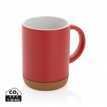 Logotrade advertising product image of: Ceramic mug with cork base 280ml