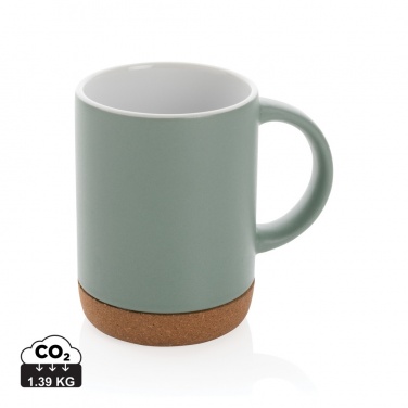 Logo trade advertising products picture of: Ceramic mug with cork base 280ml