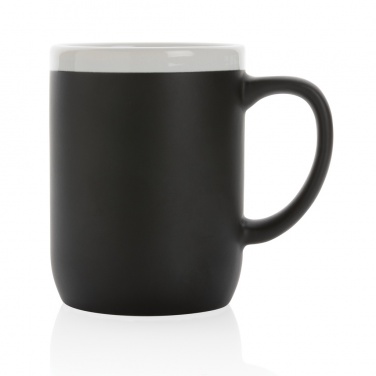 Logo trade advertising product photo of: Ceramic mug with white rim 300ml