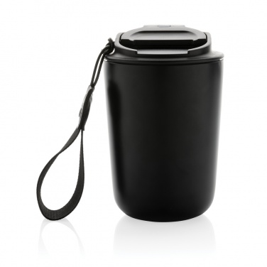 Logo trade advertising product photo of: Cuppa RCS re-steel vacuum tumbler with lanyard