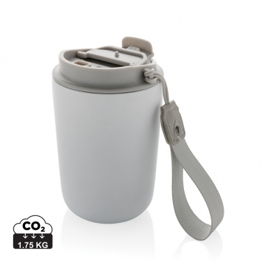 Logotrade promotional merchandise picture of: Cuppa RCS re-steel vacuum tumbler with lanyard