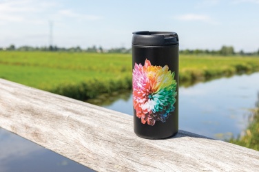 Logo trade promotional giveaway photo of: Metro RCS Recycled stainless steel tumbler