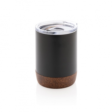 Logo trade promotional giveaways image of: RCS Re-steel cork small vacuum coffee mug