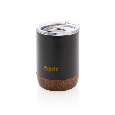 Logo trade promotional products image of: RCS Re-steel cork small vacuum coffee mug