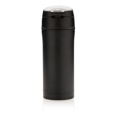 Logotrade promotional merchandise picture of: RCS Recycled stainless steel easy lock vacuum mug