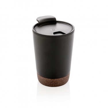 Logotrade promotional products photo of: GRS RPP stainless steel cork coffee tumbler