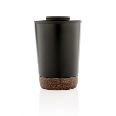 Logo trade promotional gifts picture of: GRS RPP stainless steel cork coffee tumbler