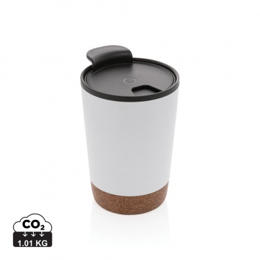 Logo trade promotional giveaway photo of: GRS RPP stainless steel cork coffee tumbler