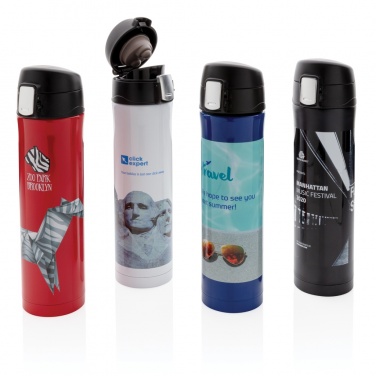 Logotrade promotional merchandise photo of: RCS Re-steel easy lock vacuum flask