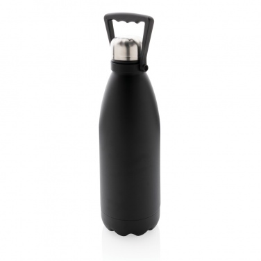 Logo trade corporate gifts picture of: RCS Recycled stainless steel large vacuum bottle 1.5L