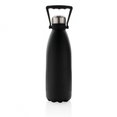 Logotrade promotional merchandise picture of: RCS Recycled stainless steel large vacuum bottle 1.5L