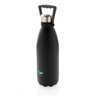 Logo trade advertising products image of: RCS Recycled stainless steel large vacuum bottle 1.5L