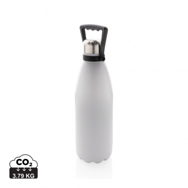 Logotrade promotional merchandise image of: RCS Recycled stainless steel large vacuum bottle 1.5L