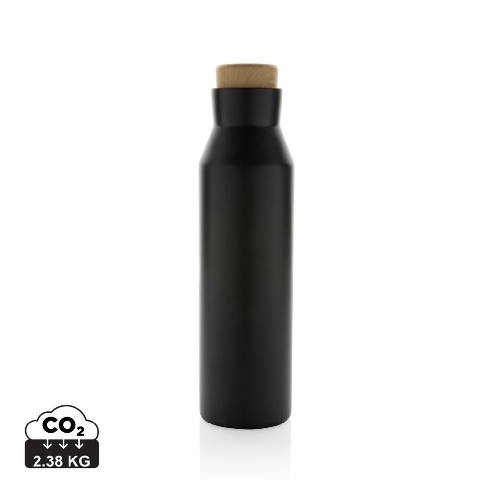 Logotrade promotional product picture of: Gaia RCS certified recycled stainless steel vacuum bottle