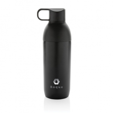 Logo trade promotional merchandise photo of: Flow RCS recycled stainless steel vacuum bottle