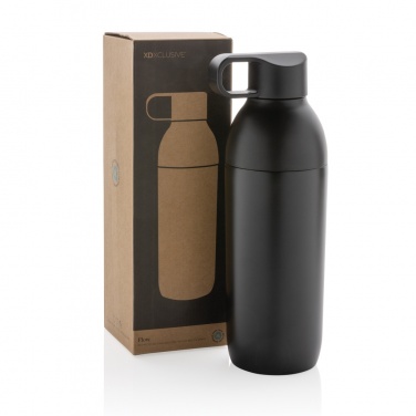 Logotrade promotional product picture of: Flow RCS recycled stainless steel vacuum bottle