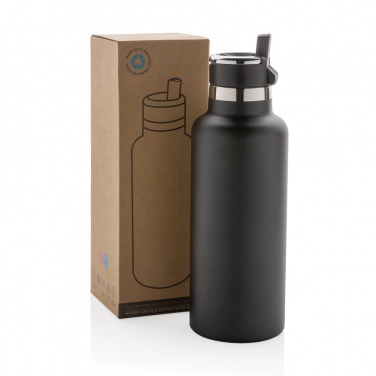 Logotrade advertising products photo of: Hydro RCS recycled stainless steel vacuum bottle with spout