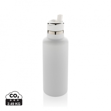 Logotrade promotional item image of: Hydro RCS recycled stainless steel vacuum bottle with spout