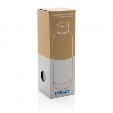 Logo trade business gift photo of: RCS Recycled stainless steel Impact vacuum bottle