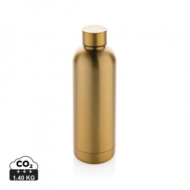 Logo trade promotional gifts image of: RCS Recycled stainless steel Impact vacuum bottle